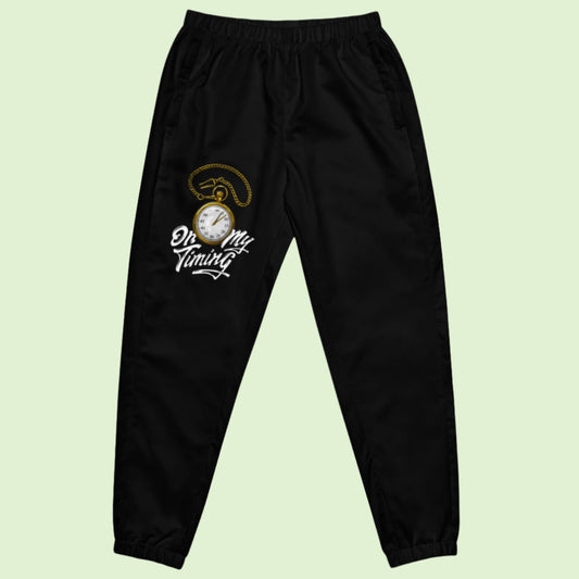 Black On My Timing Stylish Joggers