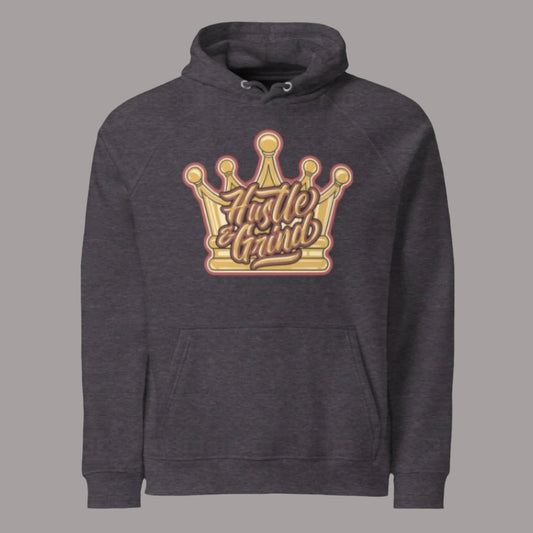 Charcoal Hustle & Grind Signature Logo Hoodie